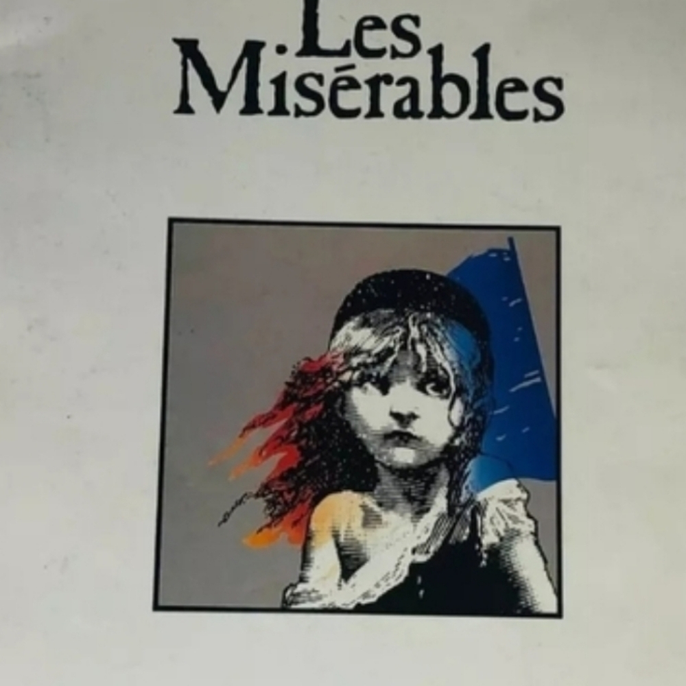 LES MISERABLE Vintage Broadway Souviner Play Bill